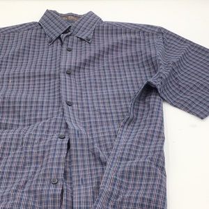Nordstrom short sleeve button down cotton shirt